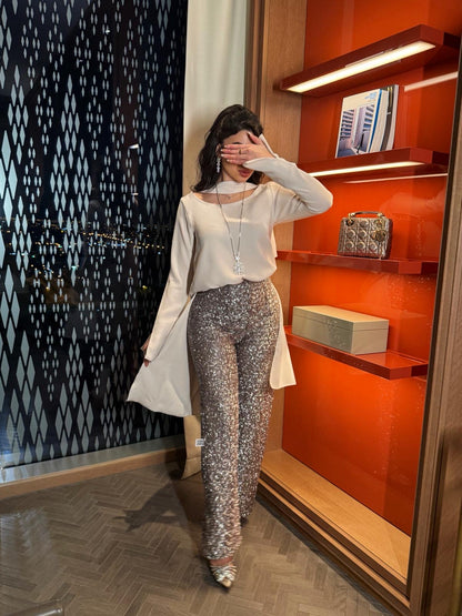 HR shiny pants